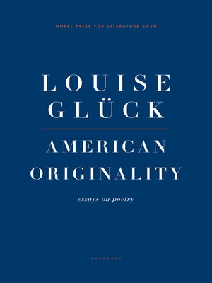 cover image of American Originality